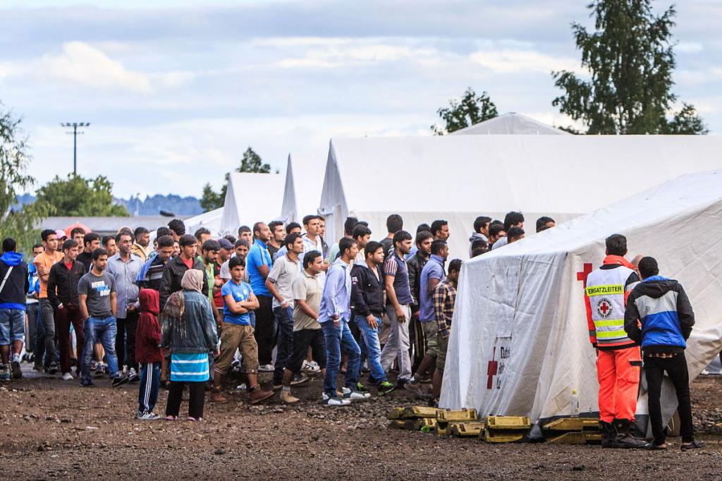Centre d'hébergement temporaire de réfugiés et de personnes déplacées dans leur propre pays