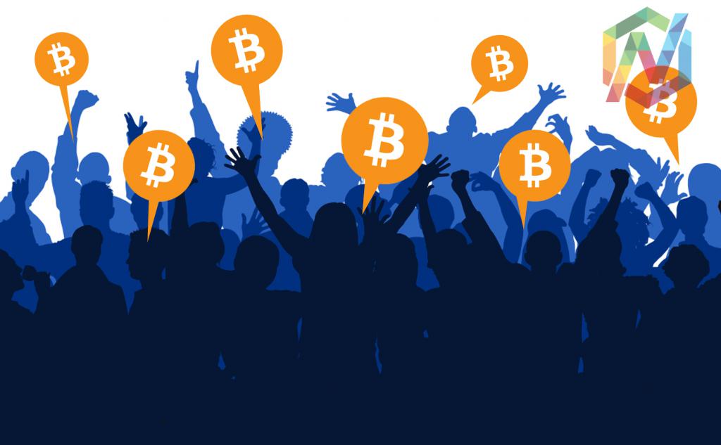 Citoyens avec Bitcoin en circulation