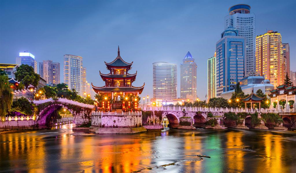 Paysage en Chine