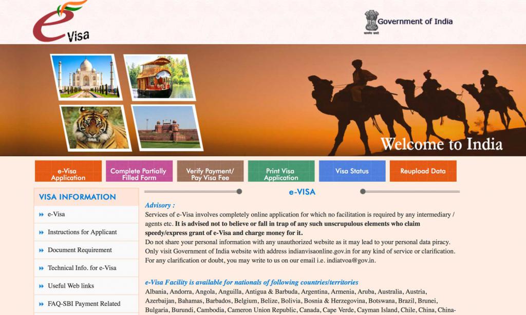 Formulaire de demande de visa