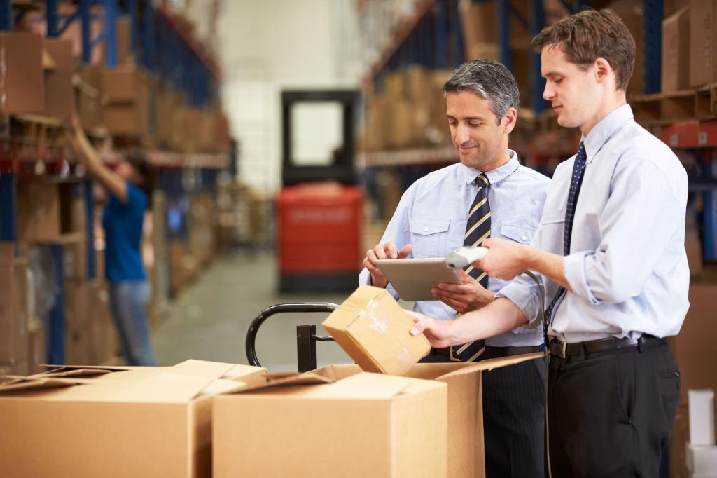 Réception des marchandises