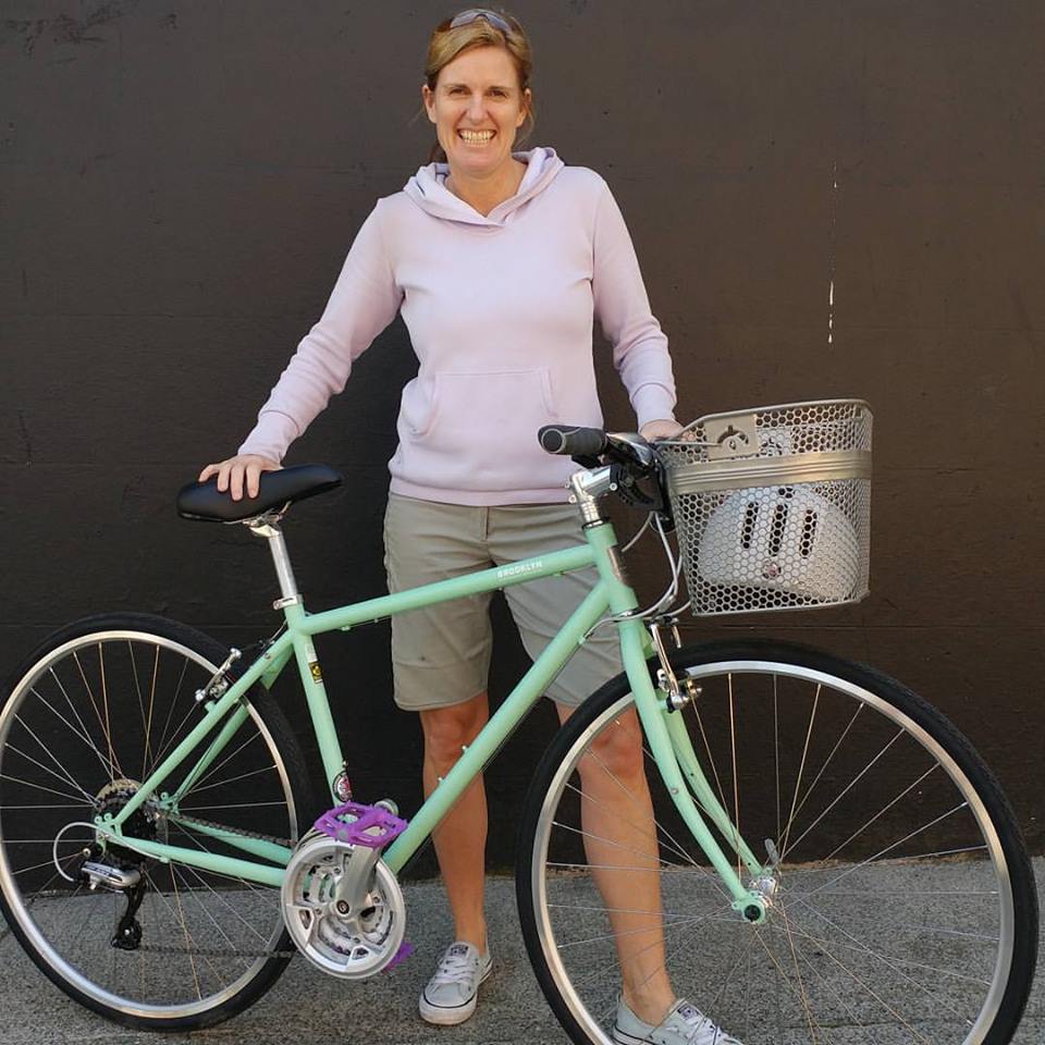 Vélo avec panier