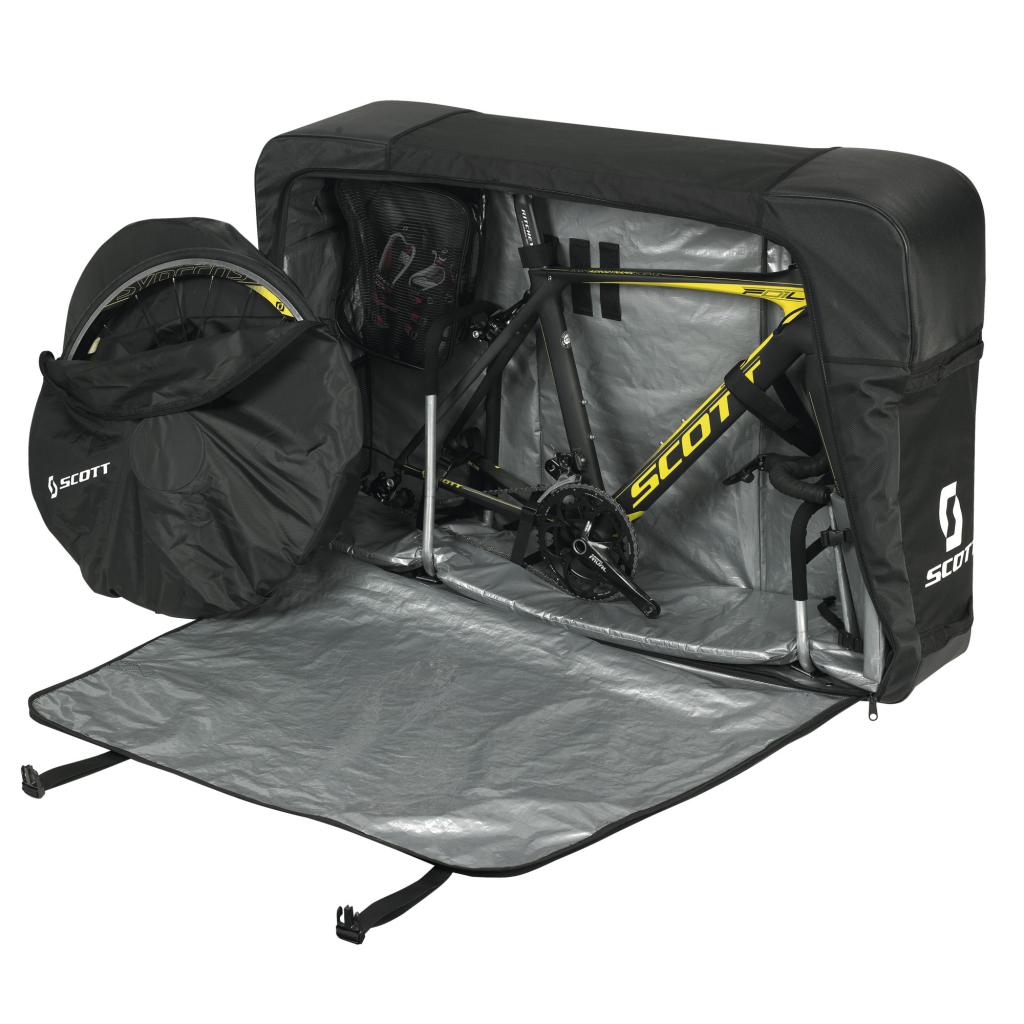 Emballage d'un vélo pour les bagages