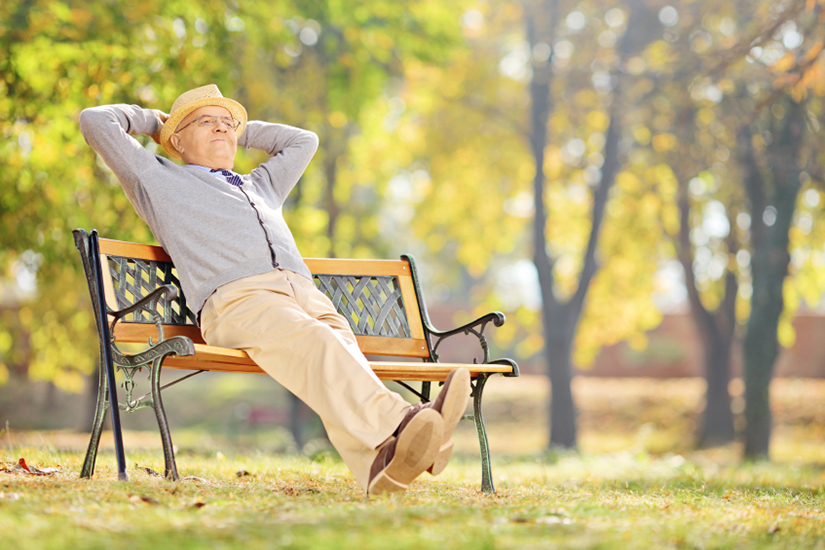 Retraité au repos