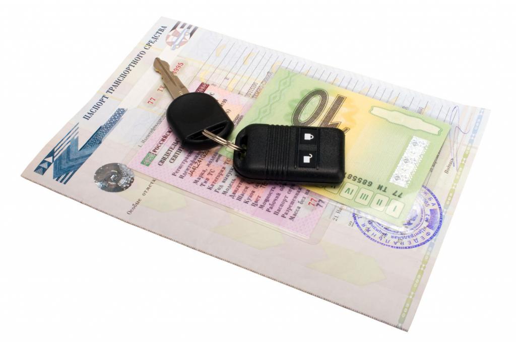 certificat d'immatriculation pour la voiture