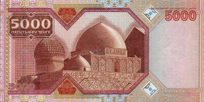 Kazakhstan tenge en rouble