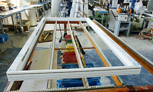 machine à double vitrage