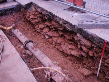 travaux de gazoducs