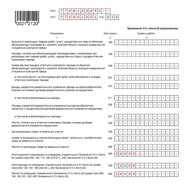  perte de déclaration de revenus pour l'année de l'explication