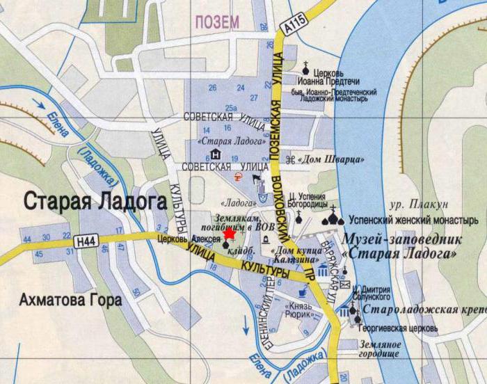 Attractions du village de Staraya Ladoga