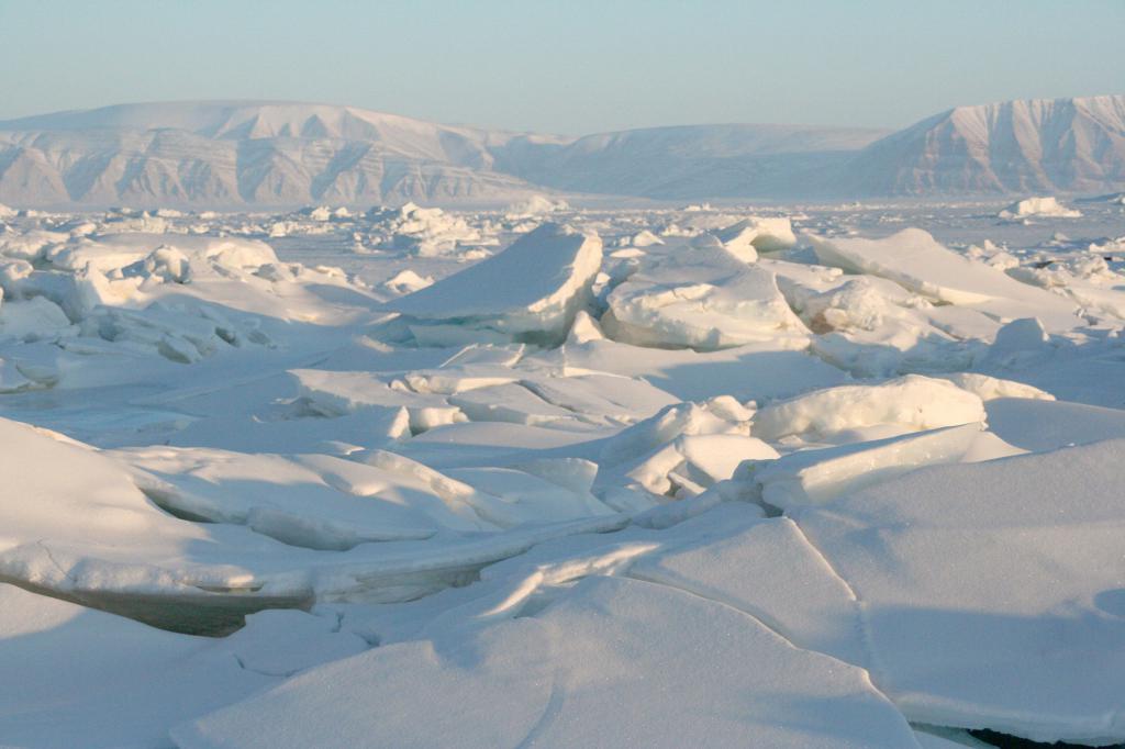 Eau douce dans les glaciers