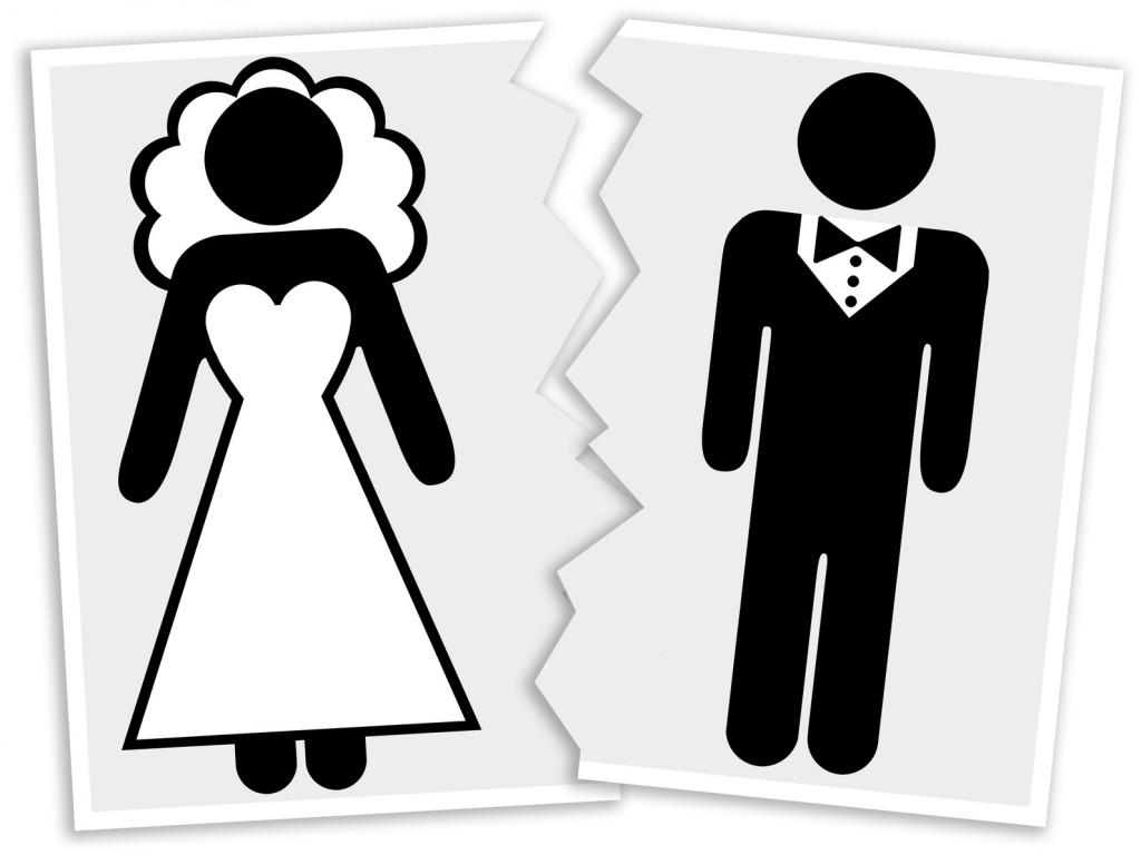 Mari et femme séparés