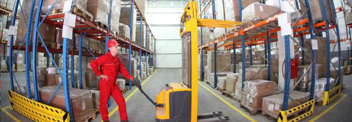 Tâches de logistique d'entrepôt