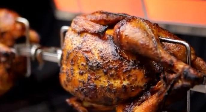 équipement de shawarma au poulet grillé
