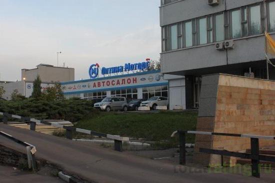 plus grands concessionnaires automobiles à Moscou