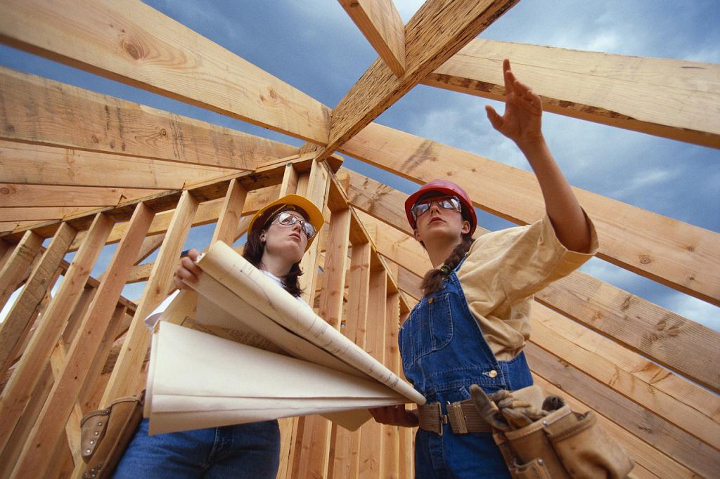 étapes de la construction d'une propriété