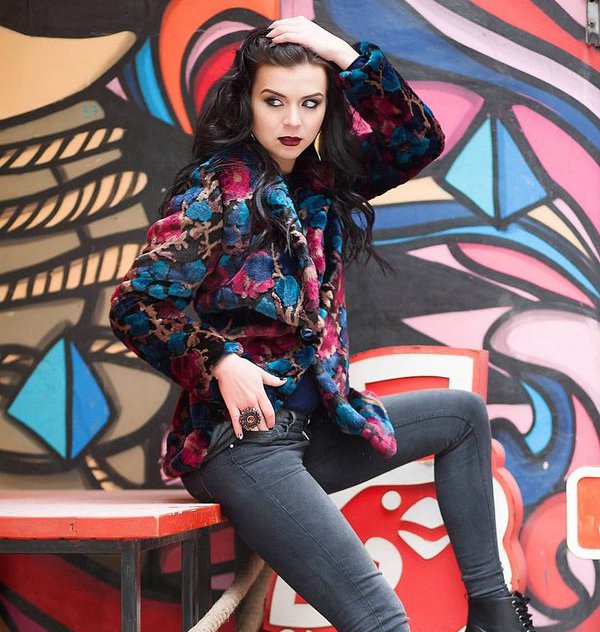blouson de couleur