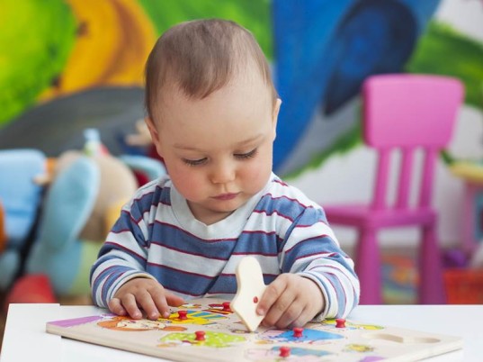 bébé en pépinière
