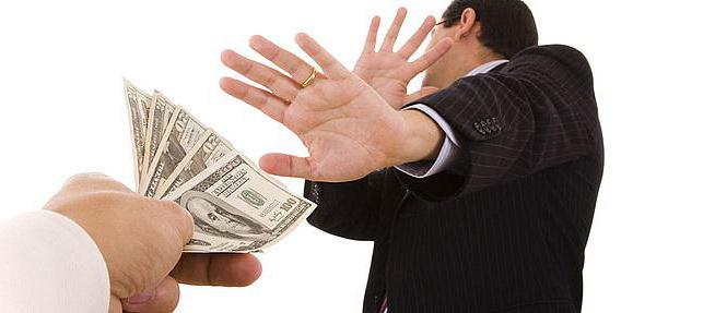 principales formes de corruption dans l'application de la loi