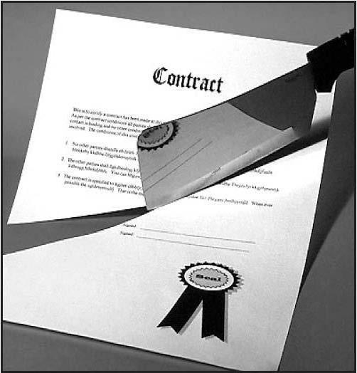 le client refuse de remplir le contrat