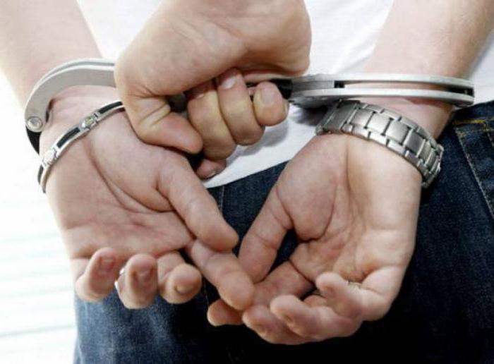 actions de la police pendant la détention