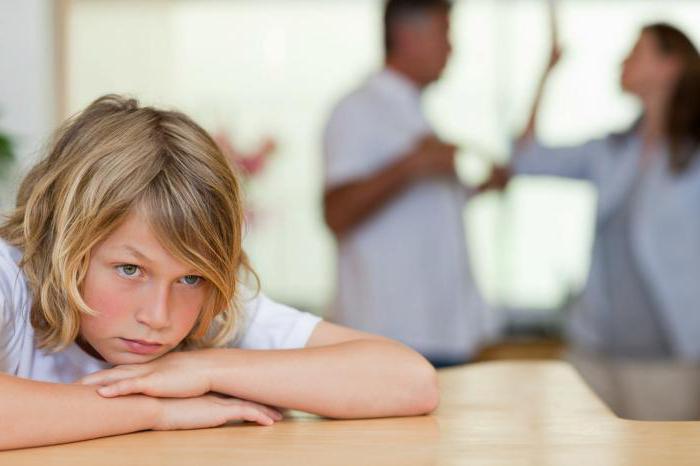 Types de responsabilité parentale pour parentalité inappropriée