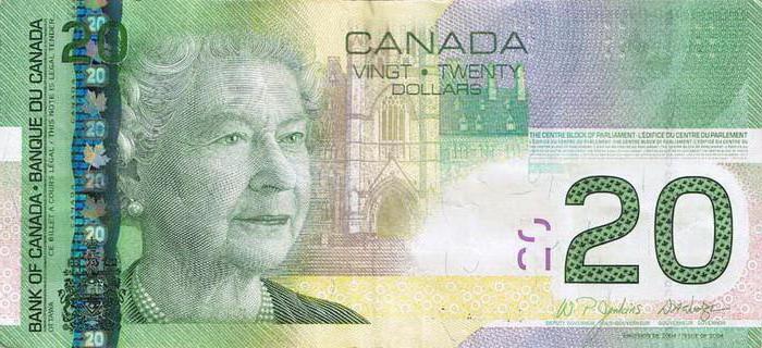 quel argent est au canada