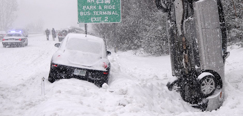 La pénalité pour le manque de pneus d'hiver