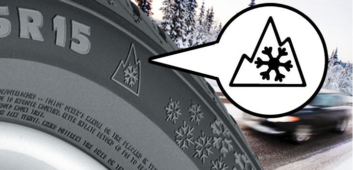 Marquage des pneus hiver