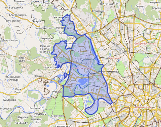 Carte SZAO