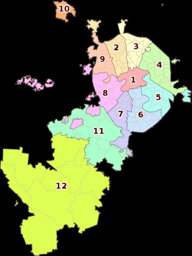 Division administrative de Moscou par régions