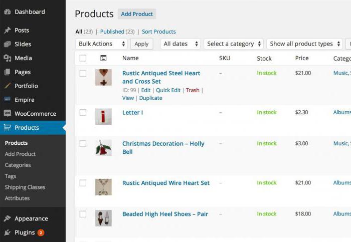 comparaison des moteurs de boutique en ligne