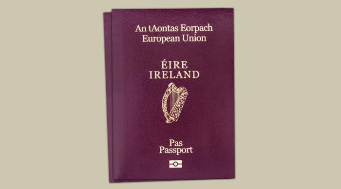 naissance en Irlande citoyenneté