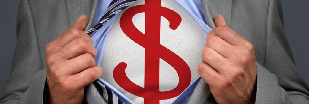 signe dollar sous la chemise