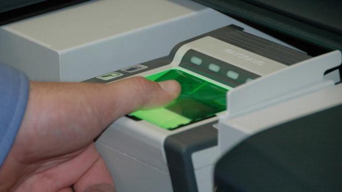 Procédure d'empreinte digitale pour l'obtention d'un visa Schengen