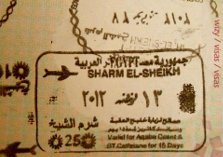 Visa Sinaï dans le charme