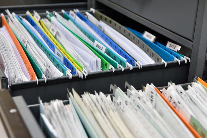 périodes de stockage des documents dans la table de travail de bureau
