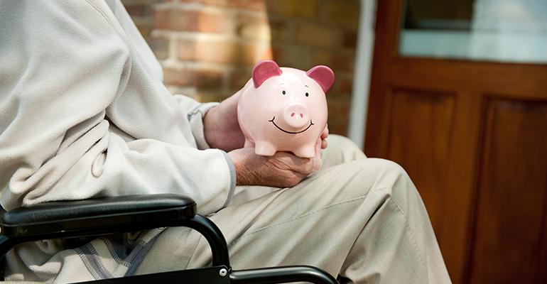 combien de personnes handicapées reçoivent 1 pension