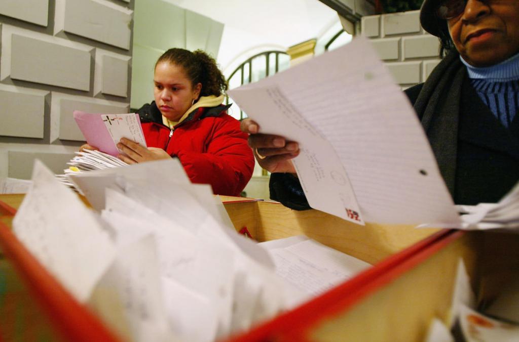 recevoir une lettre