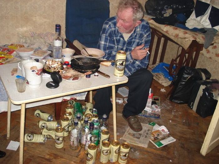 Ceci est une cachette alcoolique