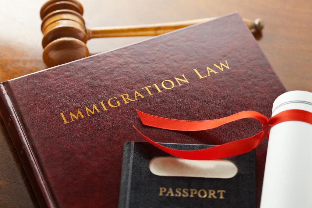 Livre de loi sur l'immigration