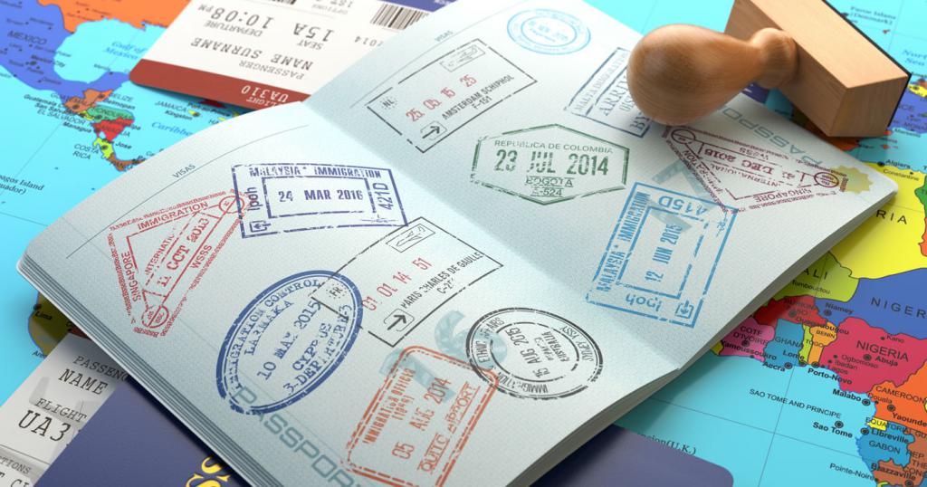 Sceaux dans le passeport