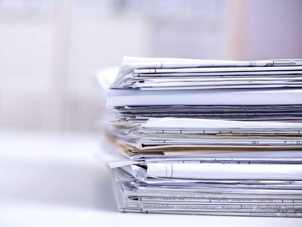 pile de papiers