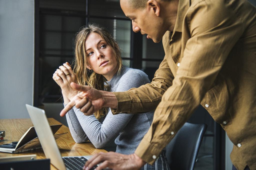 réprimande à l'employé