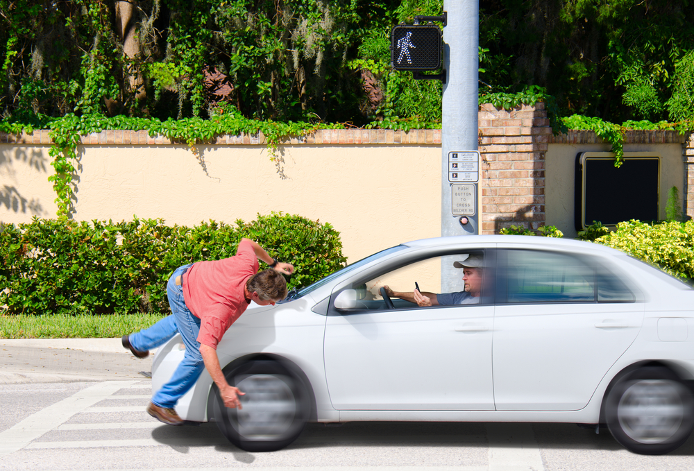 piéton et conducteur