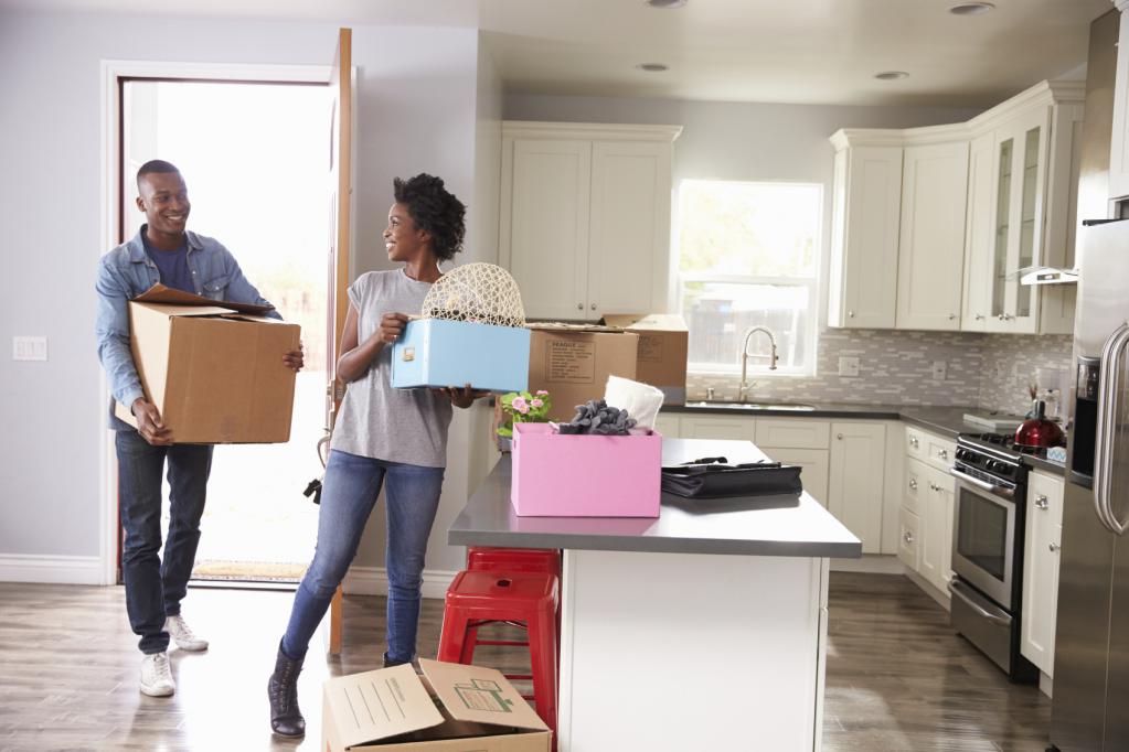 S'installer dans l'appartement