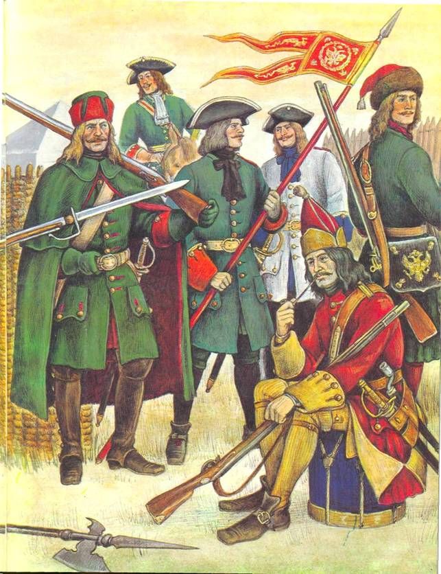 Les militaires sous Pierre Ier