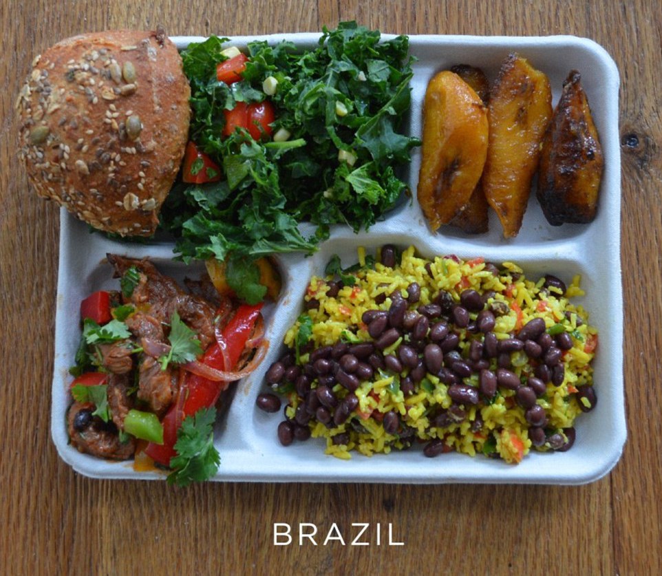 Petit-déjeuner scolaire au Brésil