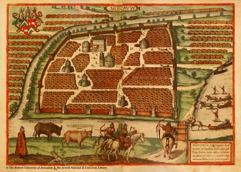 carte du vieux Moscou