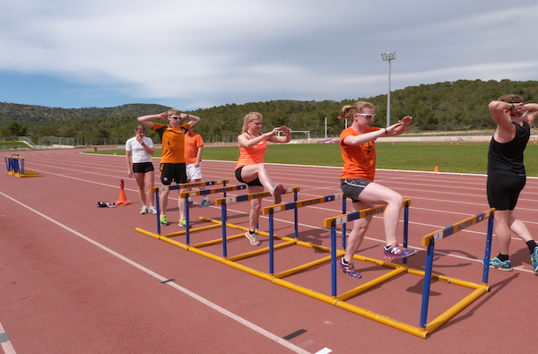 Entraînement d'athlétisme